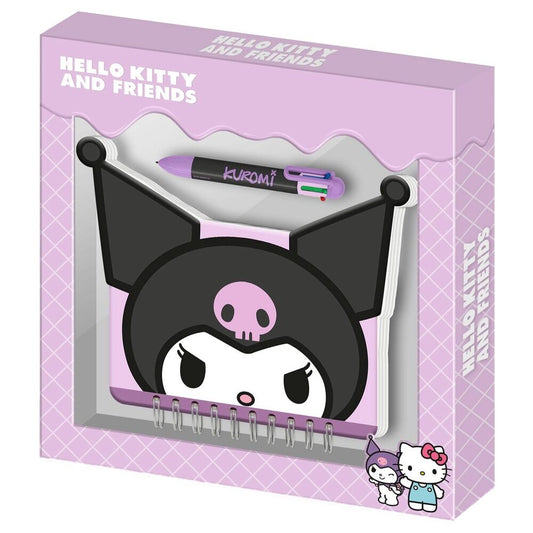 Diario + Boligrafo Kuromi Hello Kitty and Friends_0