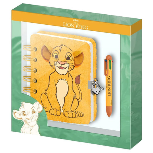 Diario peluche + Boligrafo El Rey Leon Disney_0