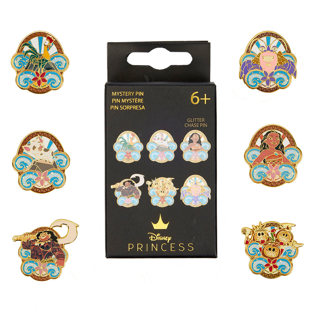 Blind Box Enamel Pin Vaiana Moana Disney Loungefly surtido_0