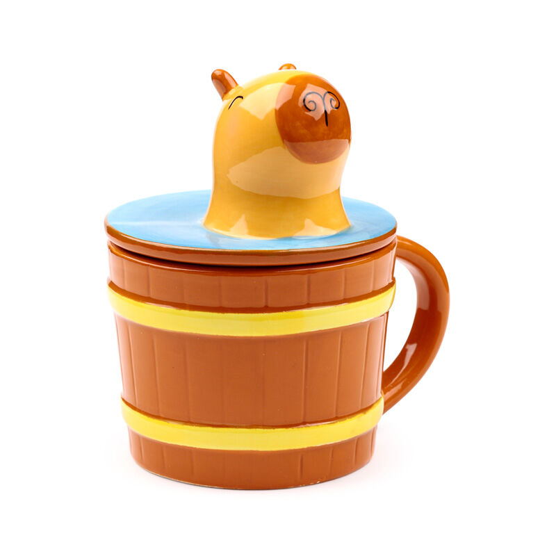 Taza Con Tapa Capibara_0