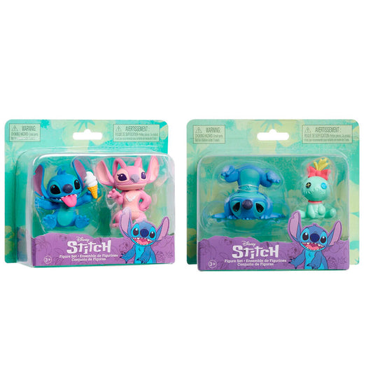 Blister 2 figuras Stitch Disney 7,5cm surtido_0