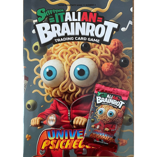 Album + Sobre de 7 cartas coleccionables Universo Psichedelico Skifidol Italian Brainrot Italiano_0