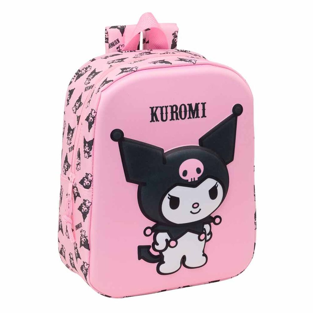 Mochila 3D Kuromi Hello Kitty 27cm_0