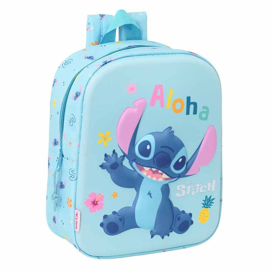 Mochila 3D Stitch Disney 27cm_0