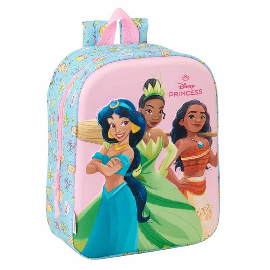 Mochila 3D Princesas Disney 27cm_0