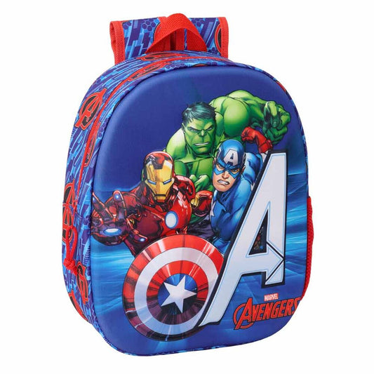 Mochila 3D Los Vengadores Avengers Marvel 33cm_0