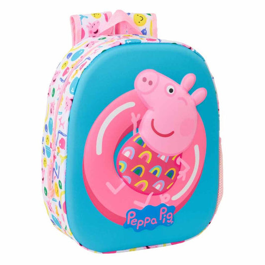 Mochila 3D Peppa Pig 33cm_0