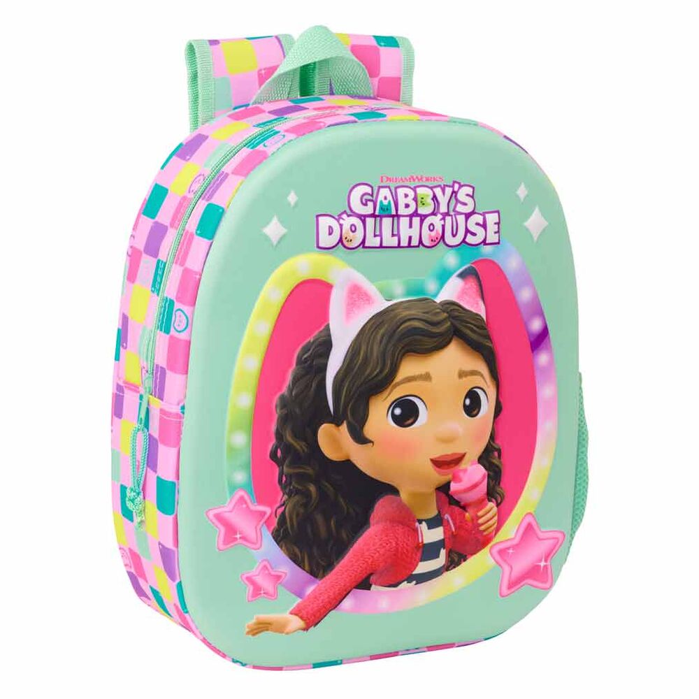 Mochila 3D La Casa de MuÃ±ecas de Gabby 33cm_0