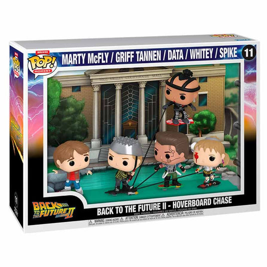 Figura POP Moments Deluxe Regreso al Futuro Back To The Future Hoverboard Chase_0