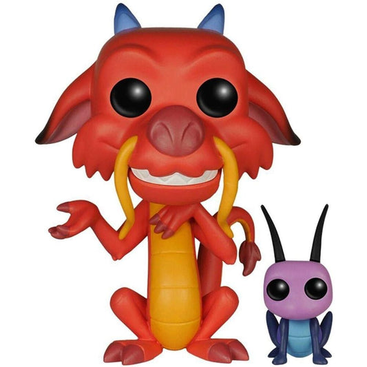 Figura POP Disney Mulan Mushu & Cricket_0
