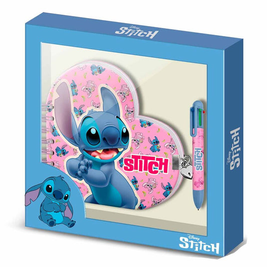 Diario + Boligrafo Stitch Disney_0