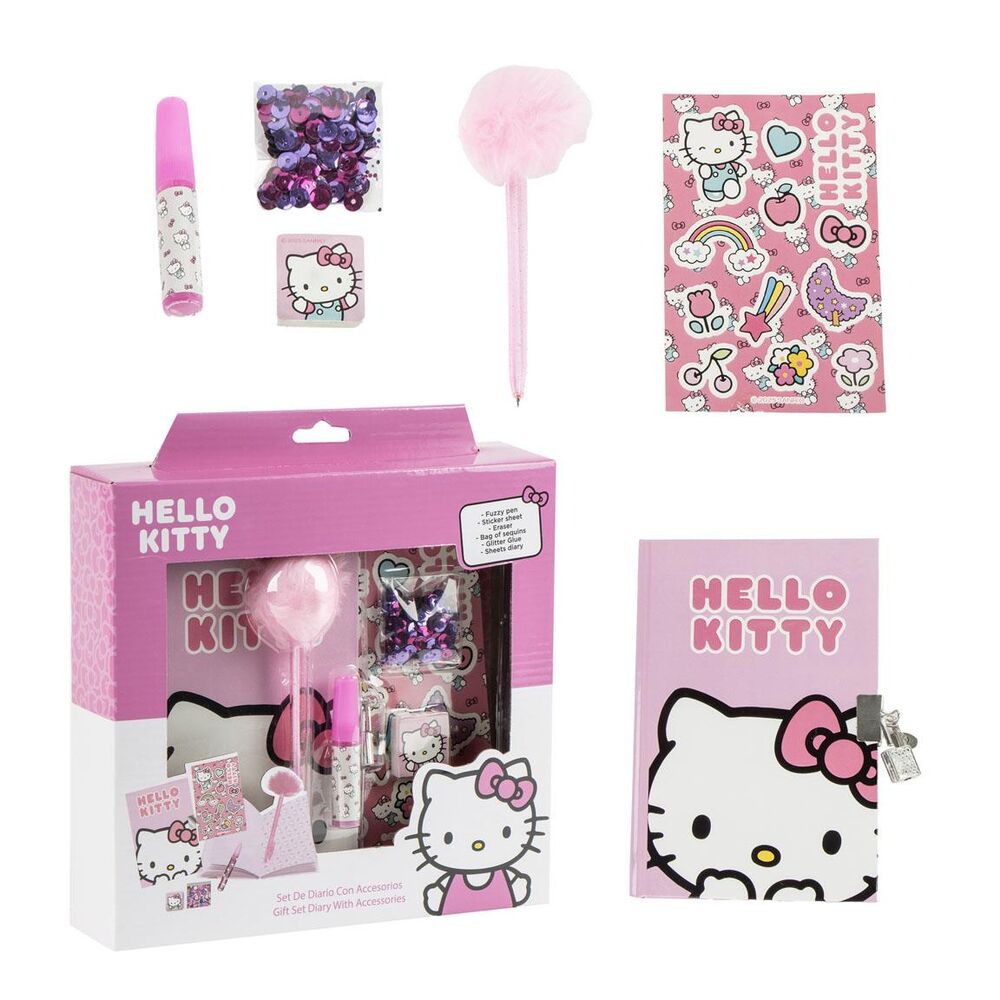Set Diario Hello Kitty_0