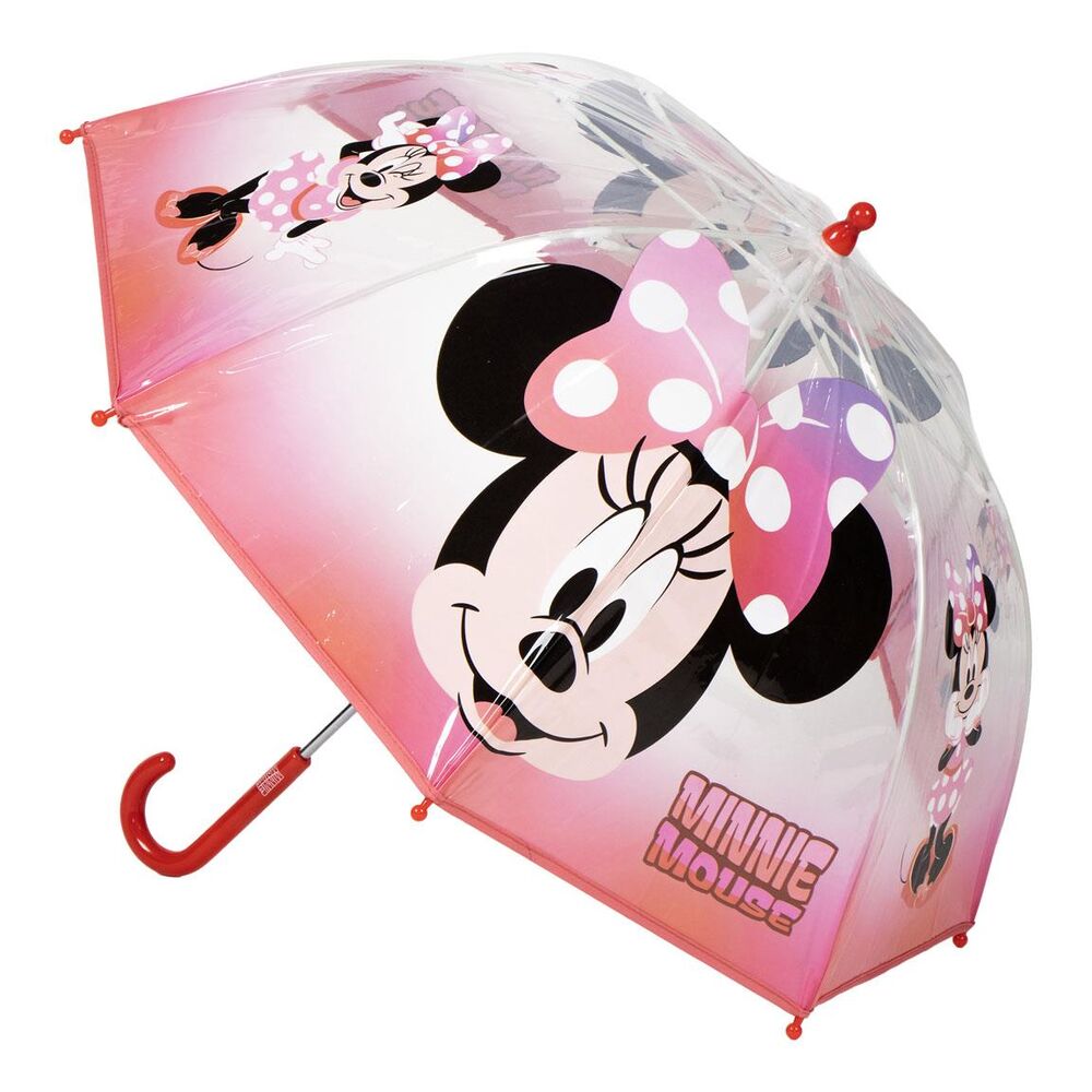 Paraguas manual burbuja Minnie Disney_0