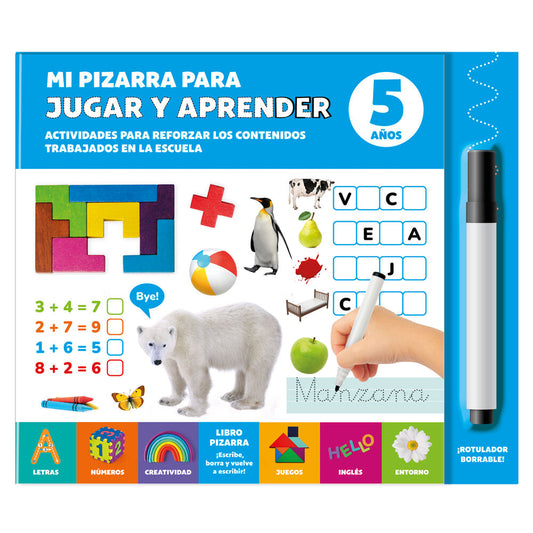 Mi Pizarra para Jugar y Aprender 5 AÃ±os espaÃ±ol_0