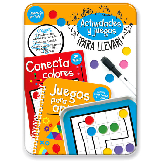 Kit Actividades Portatil Conecta Colores espaÃ±ol_0