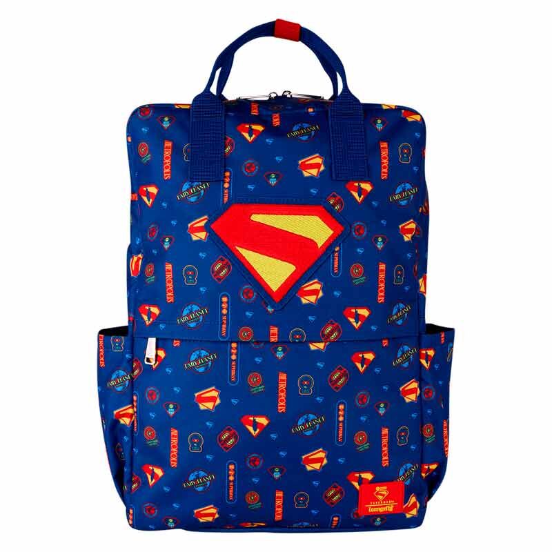 Mochila nylon Superman Marvel Loungefly 43cm_0