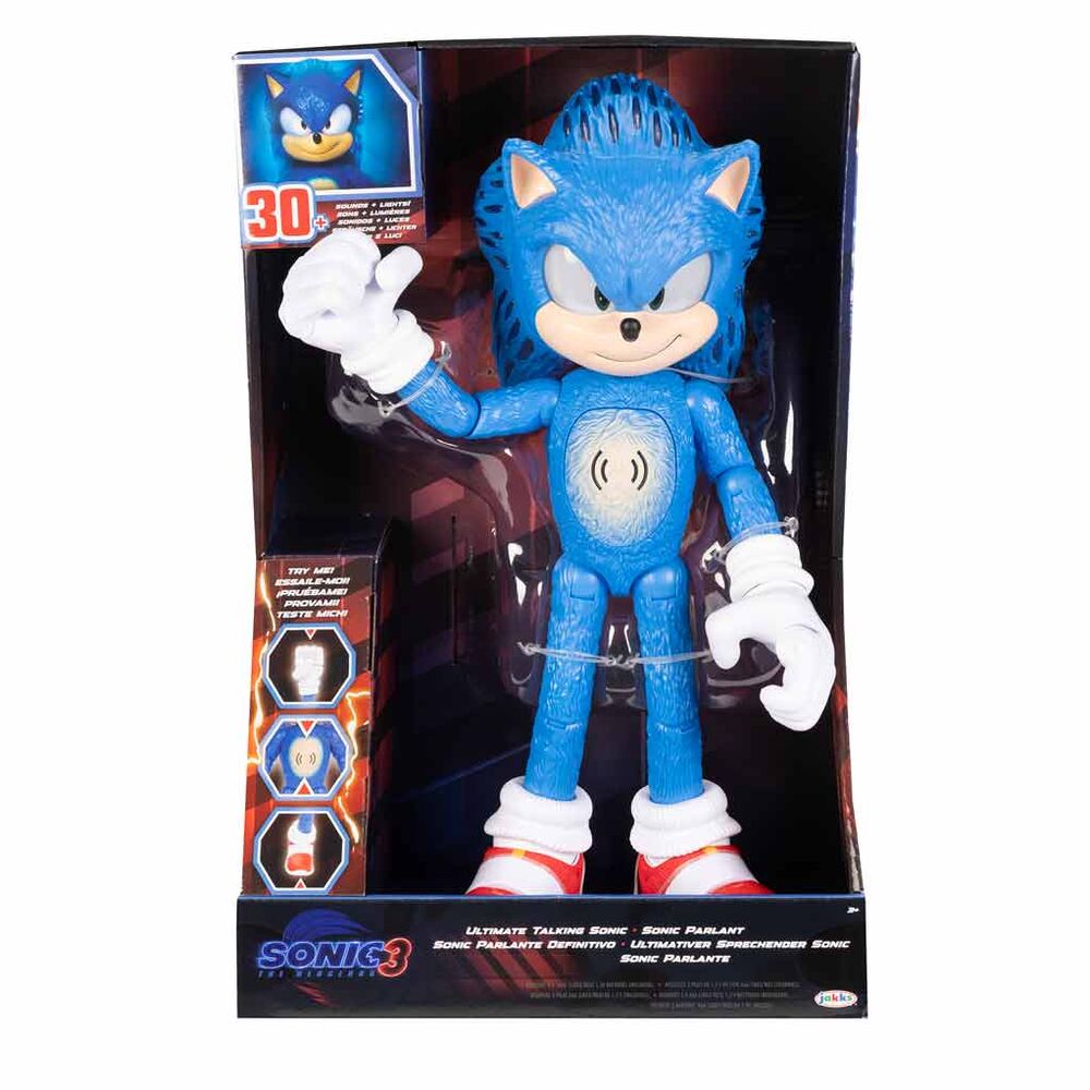 Figura Sonic interactiva La PelÃ­cula Sonic 3 35cm_0