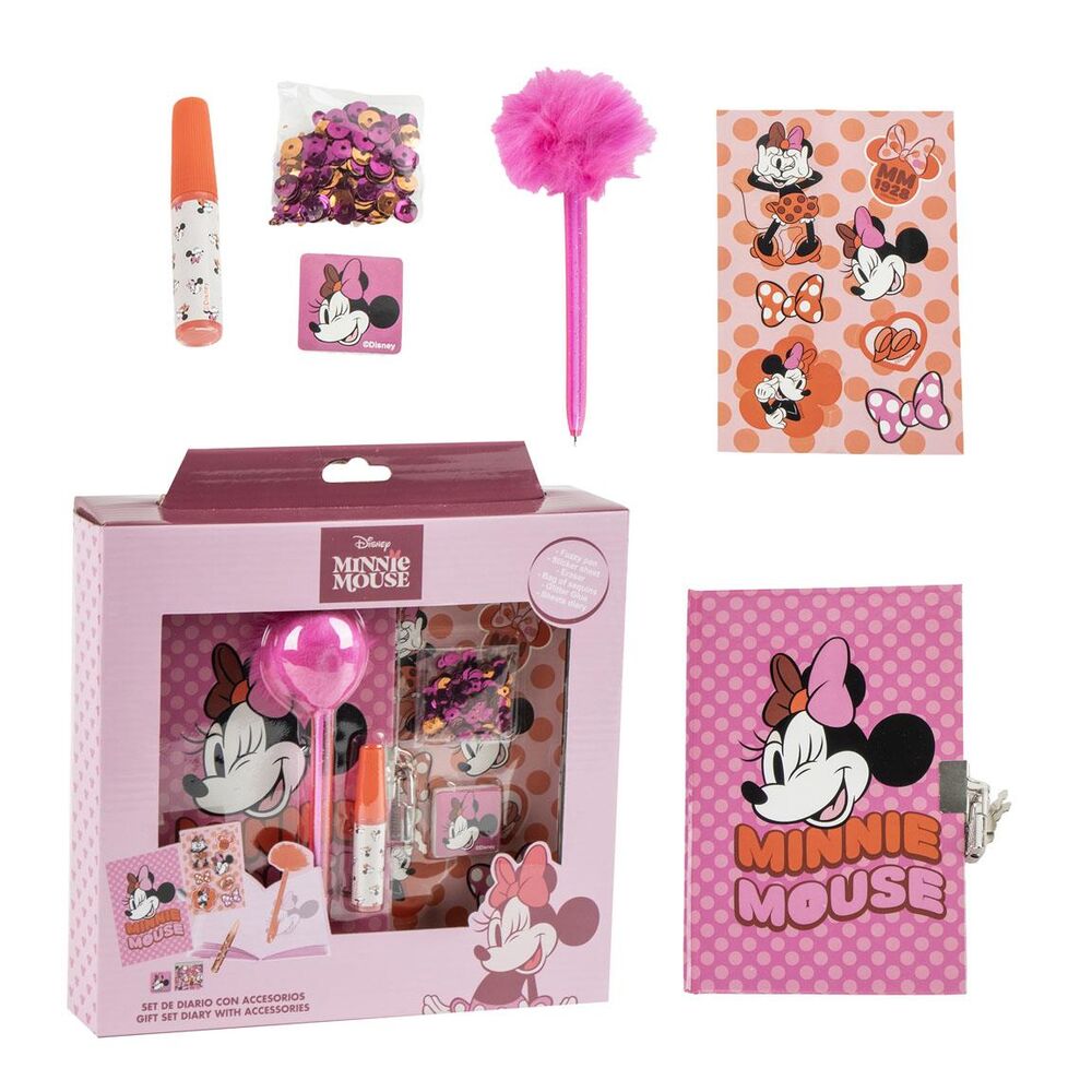Set Diario Minnie Disney_0
