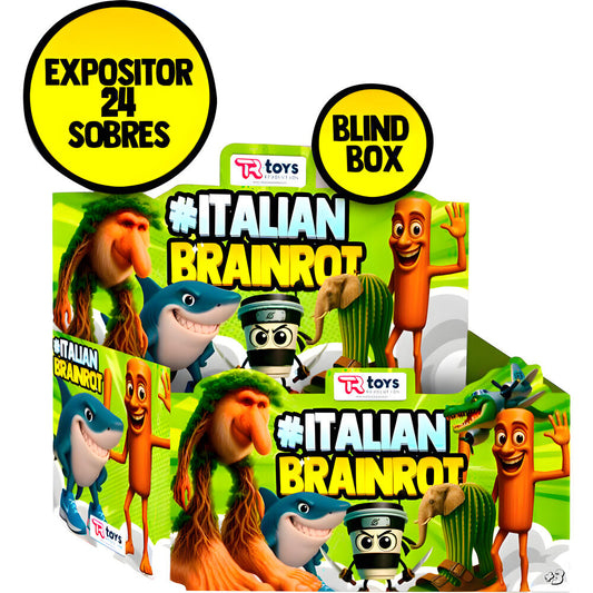 Sobre Figura + 3 Cartas coleccionables Italian Brainrot surtido_0