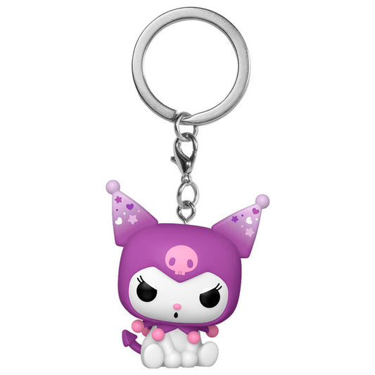 Llavero Pocket POP Hello Kitty 20th Anniversary Kuromi Grumpy_0