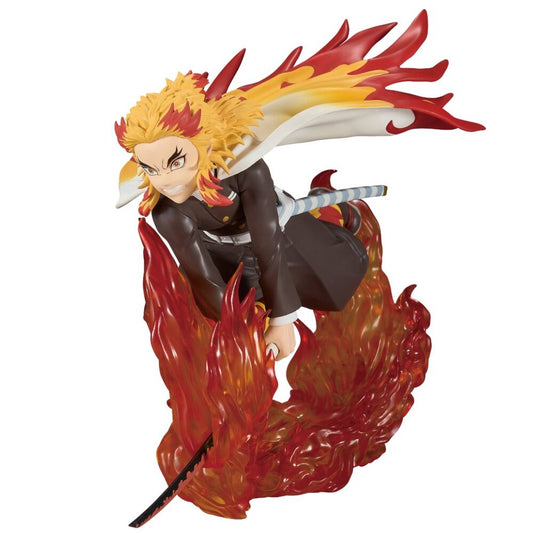 Figura Kyojuro Rengoku Vibration Stars Demon Slayer Kimetsu no Yaiba 14cm_0