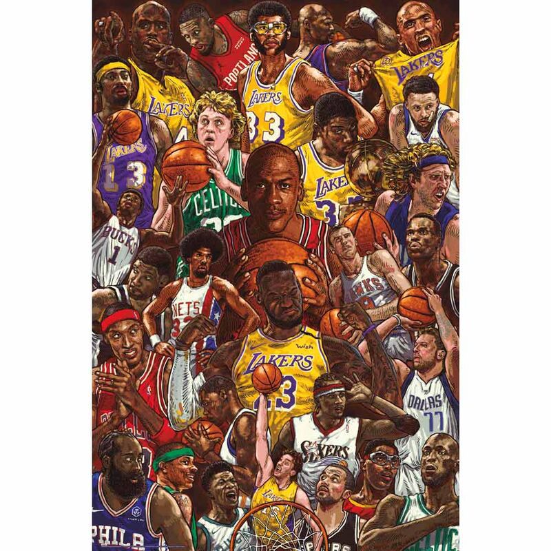 Poster Estrellas del Baloncesto_0