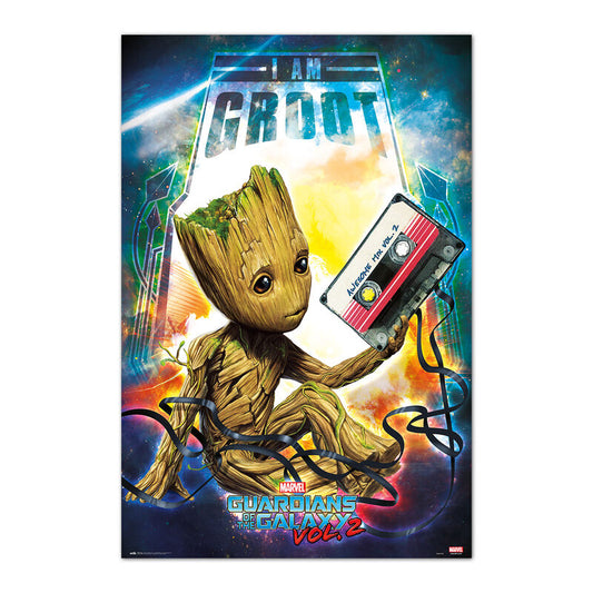 Poster Groot Guardianes de la Galaxia 2 Marvel_0