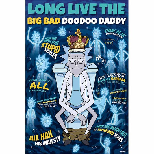 Poster Doodoo Daddy Rick & Morty_0