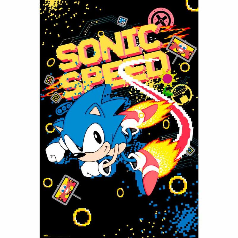 Poster Speed Sega Sonic the Hedgehog_0