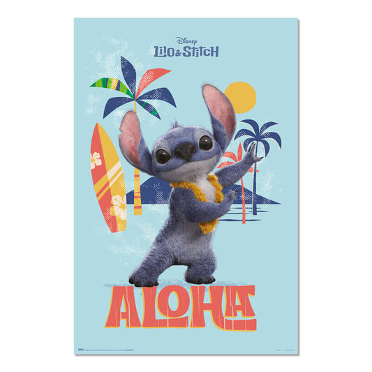 Poster Aloha Live Action Stitch Disney_0