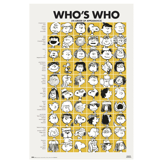 Poster Quien es Quien Snoopy_0