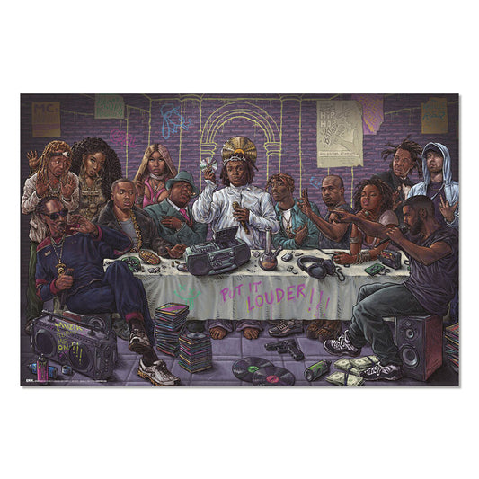 Poster La Ultima Cena Hip Hop_0