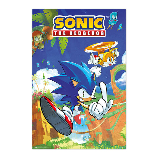Poster Sonic & Tails Sonic The Hedgehog_0