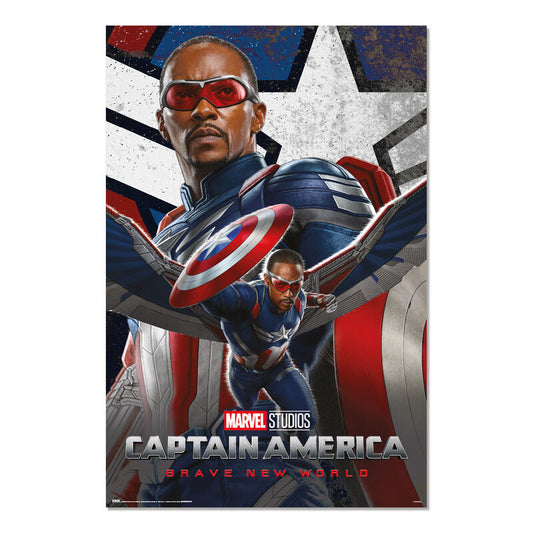 Poster Un Nuevo Mundo Capitan America Marvel_0