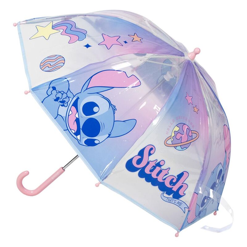 Paraguas manual burbuja Stitch Disney_0