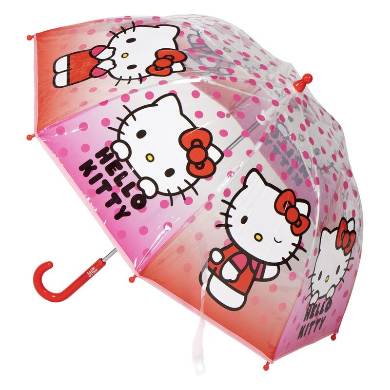 Paraguas manual burbuja Hello Kitty_0