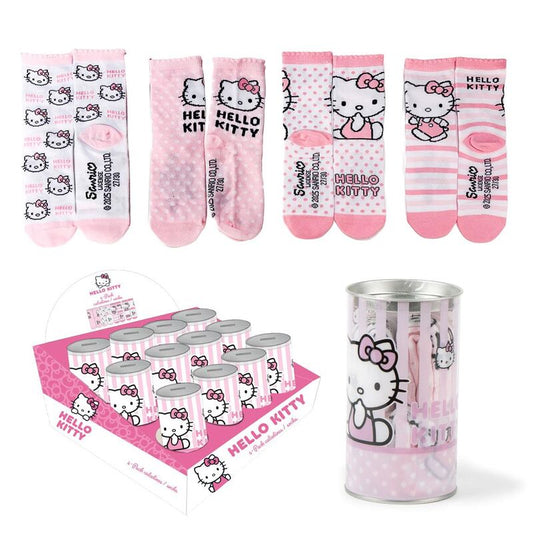 Hucha 4 pares calcetines Hello Kitty_0