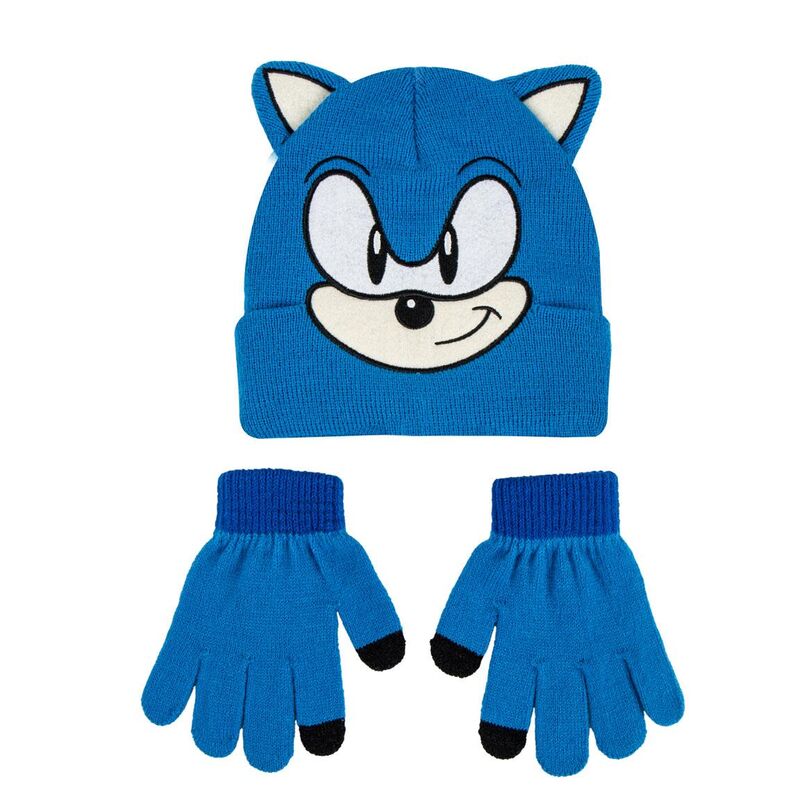 Set gorro y guantes Sonic The Hedgehog_0
