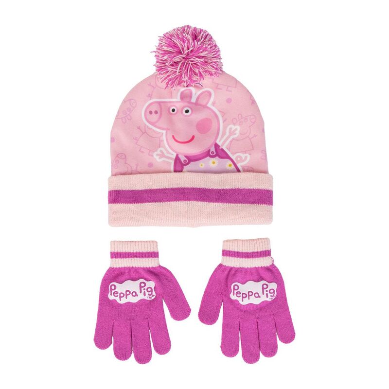 Set gorro y guantes Peppa Pig_0