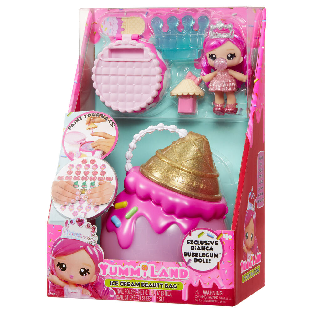 Yummiland Beauty Bag Playset + Lip Gloss Doll - Ice Cream Beauty Bag, Basteln_0