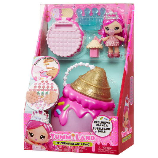 Yummiland Beauty Bag Playset + Lip Gloss Doll - Ice Cream Beauty Bag, Basteln_0