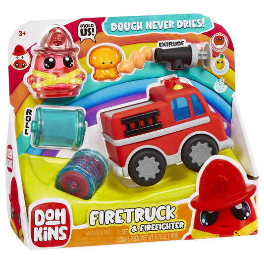 DohKins Firetruck & Firefighter, Kneten_0