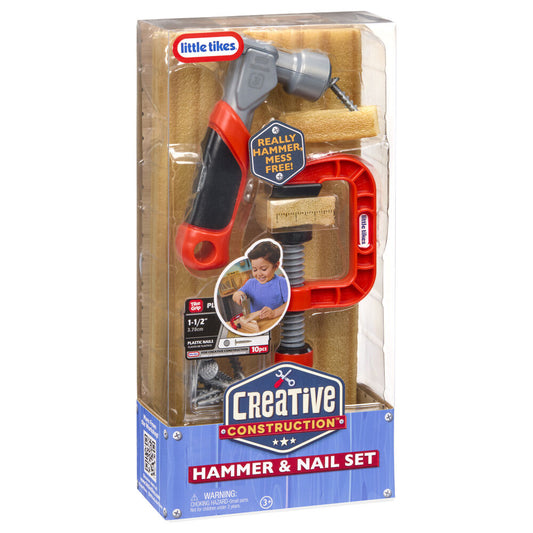 Litte Tikes Creative Construction - Hammer- und Nagel-Set, Kinderwerkzeug_0