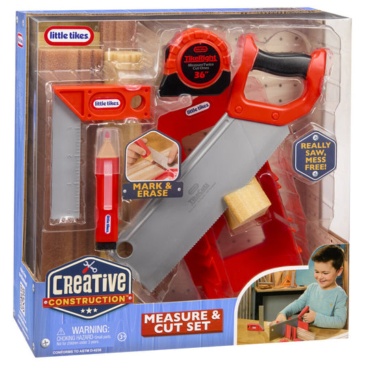 Litte Tikes Creative Construction - Mess- und Schneide-Set, Kinderwerkzeug_0