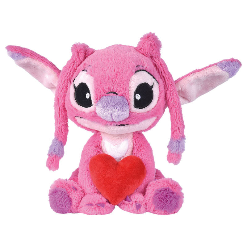 Peluche corazon Angel Stitch Disney 25cm_0