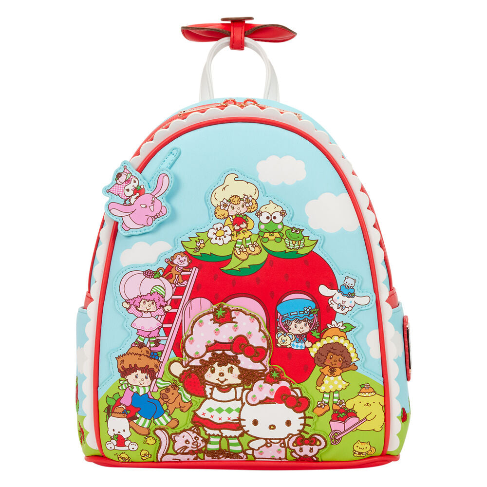 Mochila Shortcake Scented Hello Kitty & Friends x Strawberry Loungefly 26cm_0