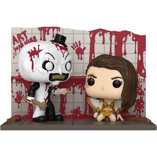 Figura POP Moments Terrifier Art vs Sienna Exclusive_0
