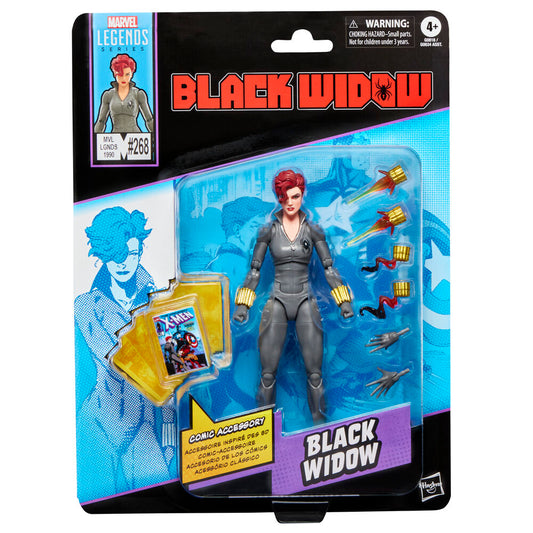 Figura Viuda Negra Black Widow Marvel Legends Series 15cm_0