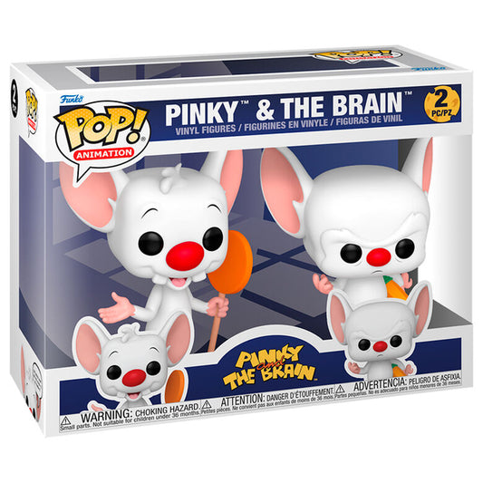 Blister 2 figuras POP Pinky & The Brain_0