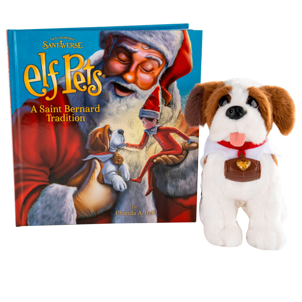 Set Cuento + Peluche Perro San Bernando Elf Pets espaÃ±ol_0